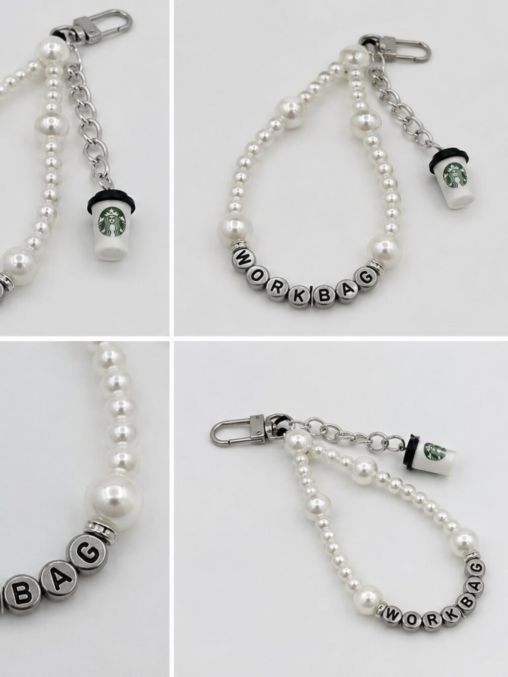Pearl Work Bag Charm - Picture 4 of 6
